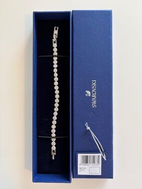 Swarovski Una Angelic Bracelet Small White Rhodium NWT